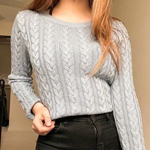 Cableknit sweater-H&M